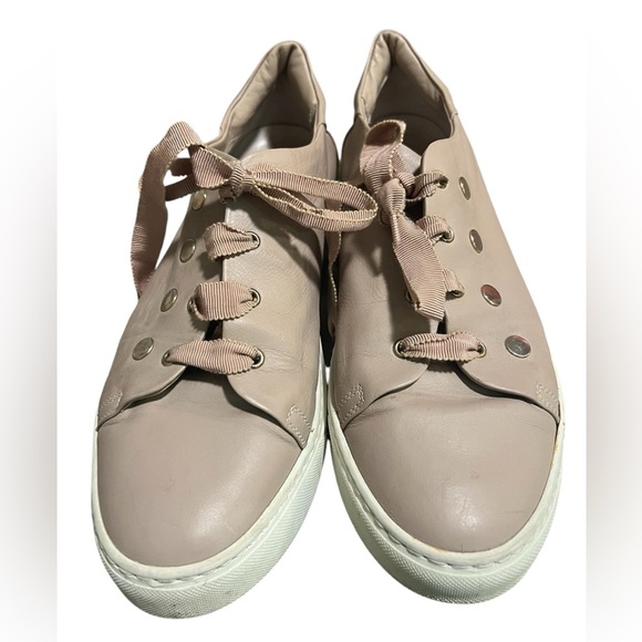 Women's Pink AGL Ribbon Tie Sneakers - Picture 5 of 5